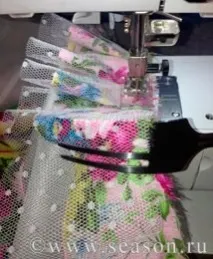 Виготовлення складок за допомогою вилки - З учениці - до професіоналів шиття допомогою