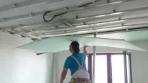 Як підшити стелю гіпсокартоном відео урок стелю