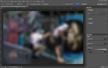 Як розмити фон у Photoshop CS6 ефект