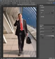 Як розмити фон у Photoshop CS6 фільтрів