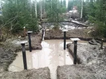Як зробити фундамент на болотистій місцевості, ІнноваБуд болотистій