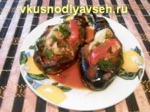 Каярнарик - баклажани фаршировані по-турецьки, покроковий фото рецепт по-турецьки