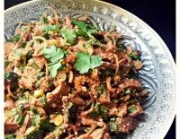 Курка з ананасами в манго-йогуртовому соусі. соусі
