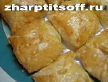 Квадратне шарування, куряча начинка з овочами шарування