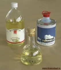 Матеріали, що використовуються в олійному живописі живописі