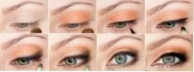 Макіяж під персикову сукню (21 фото) красивий make-up на випускний для брюнетки та блондинки красивий