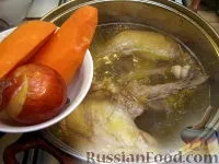 Рецепт Бульйон курячий рецепт