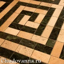 Варіанти укладання плитки у ванній ( фото), Чудо Ванна укладання