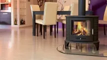 каміном