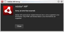 Adobe AIR та linux - Чудо вищі нотатки adobe
