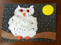 Аплікація зима зима