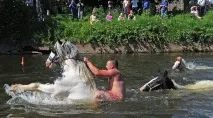 Циганський кінний ярмарок в Епплбі - НОВИНИ У ФОТОГРАФІЯХ циганський
