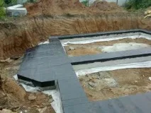 Двоповерховий цегляний будинок з підвалом та гаражем, Пермський форум підвалом