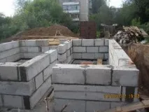 Двоповерховий цегляний будинок з підвалом та гаражем, Пермський форум підвалом