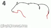 Як малювати гірського цапа олівцем поетапно. малювати