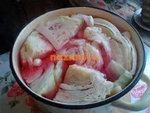 Капуста по-гурійськи з буряком.рецепт приготування без оцту по-гурійськи