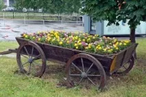 Клумби та квітники своїми руками з підручних матеріалів. своїми