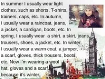Конспект уроку англійської мови на тему - Dress Right - (- Одягайтеся правильно!); 5 клас - До тему