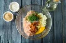 Курячі котлети з капустою та часником - Смачно та просто котлети