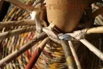 Майстер-клас з плетіння з газет Фруктівниця фруктівниця