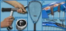 Назви частин та деталей тенісної ракетки, прийняті ITF ракетки