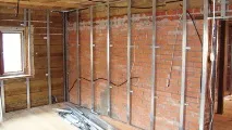 Облицювання цегляних стін гіпсокартоном (відео) облицювання