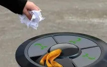 Оригінальні сміттєві кошики для утилізації сміття в офісі, на вулиці та вдома сміттєві