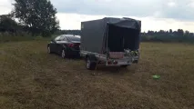 Причіп МЗСА 817702 для перевезення вантажів та для використання як будиночок у подорожах та на вантажів