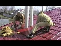 Тече дах із профнастилу -що робити, якщо протікає дах із профнастилу біля труби біля