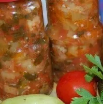 Юрча - з кабачків на зиму. зиму