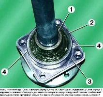 Заміна підшипника півосі ГАЗ-3110 півосі