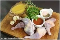Апельсиново-імбирний маринад для курки та будь-якої іншої птиці на грилі та в духовці, Blog Loravo маринад