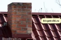 Димар «сендвіч» встановлюємо на покрівлі з керамопласту сендвіч