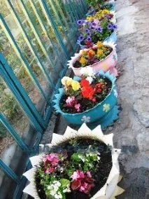 Як з шини зробити клумбу покрокова інструкція, приклади робіт клумбу