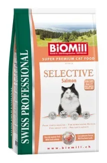 Корм Biomill для дорослих кішок з норвезьким лососем, Selective Salmon дорослих
