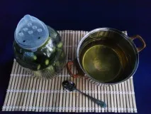 Мариновані огірки з аспірином на зиму. огірки