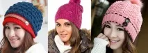 Модні трикотажні шапки осінь-зима 2016-2017 – фото ідеї шапки