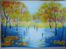 Новини Малюємо осінь2 листя