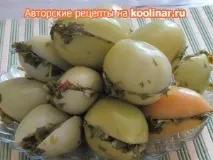 Помідори зелені фаршировані, ароматні – покроковий рецепт із фотографіями ароматні