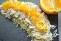 Салат Апельсинова часточка рецепт з покроковими фото апельсинова