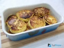 Рецепт Сирники з манкою та яблуками сирники