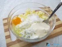 Рецепт Сирники з манкою та яблуками яблуками
