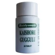 Засіб від подагри та артриту Кайшор Гуггул (Kaishore Guggulu) Baidyanath, 80 таблеток гуггул