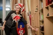 The Cat in the Hat волосся