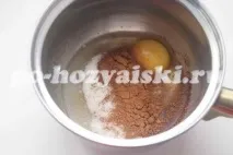 Торт з пісочного тіста з шоколадним кремом. торт