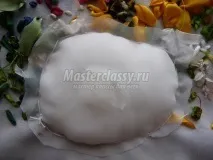 Тонування вишивки стрічками вишивки