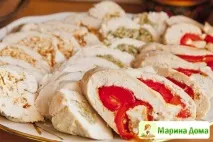 Закусочні рулети з курки - асорті - Смачні рецепти у Марини вдома закусочні