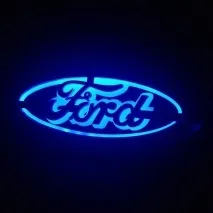 3D світлодіодна ПІДСВІТКА ЕМБЛЕМИ логотипу FORD підсвітка