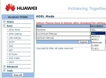 ADSL модем router HUAWEI 880CTXT покрокова настройка - Мої статті - Каталог статей - ADSL router