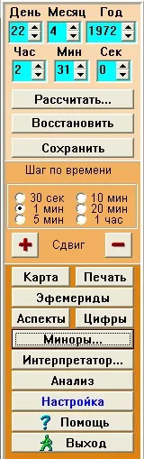 Астрологічна програма TurboStar 2012 астрологічна